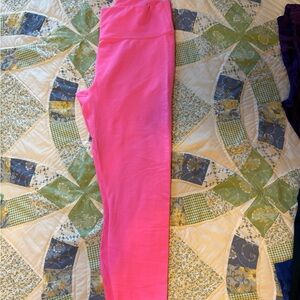 Fabletics PowerHold Pink Leggings